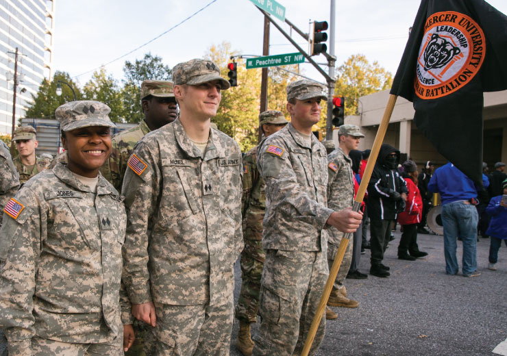 Image of Army ROTC students