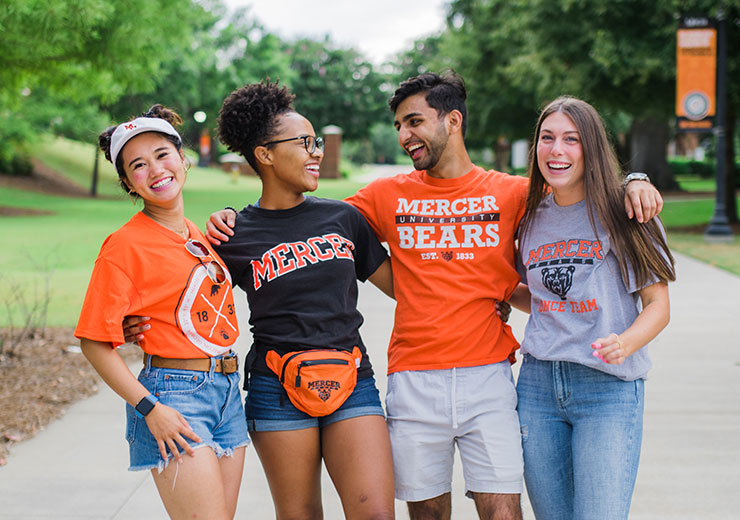 Image of Mercer students