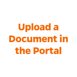 Upload a document in the portal