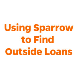 Using Sparrow to find outside loans